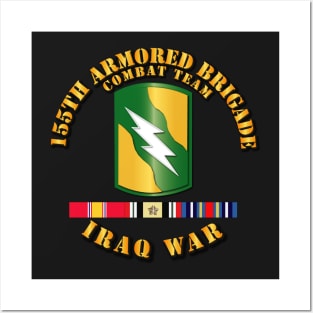 155th Armored BCT - Iraq War w SVC Ribbons Posters and Art